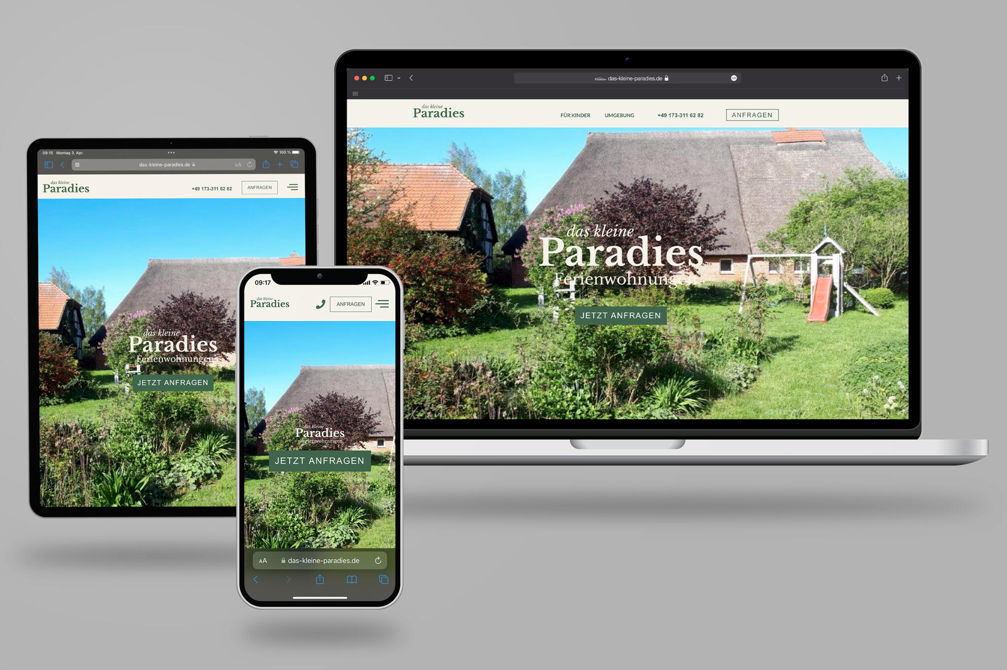 Webdesign Ferienwohnung
